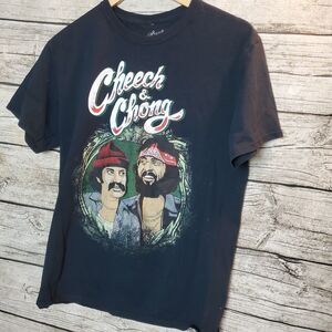 Juniors Cheech and Chong Up in Smoke Movie T Shirt Size M
